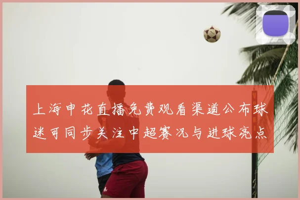 上海申花直播免费观看渠道公布球迷可同步关注中超赛况与进球亮点