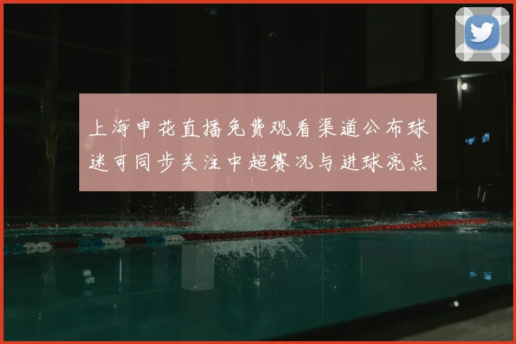 上海申花直播免费观看渠道公布球迷可同步关注中超赛况与进球亮点